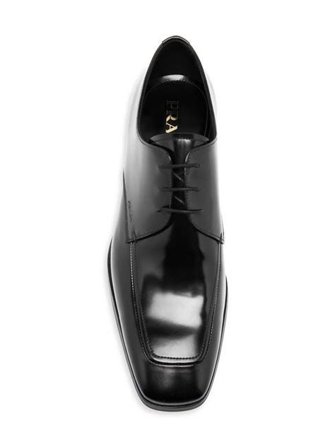 black prada dress shoes men|men's prada shoes size 14.